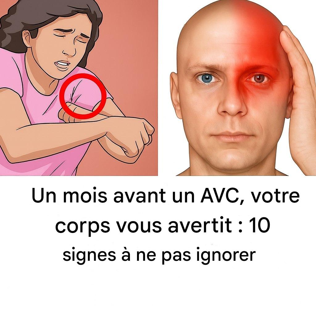 Un mois avant un AVC, votre corps vous prévient : 10 signes à ne pas ignorer