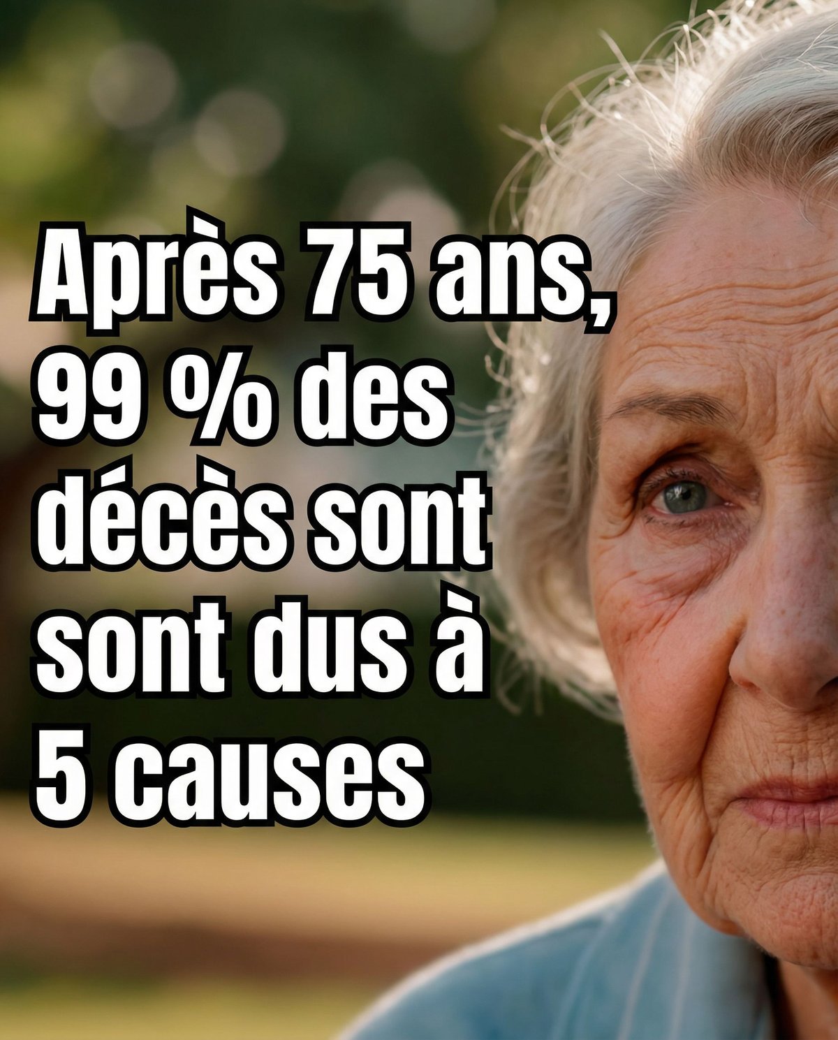 Après 75 ans, 99 % des décès sont dus à ces 5 causes Comment les éviter et rester en bonne santé
