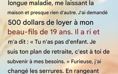 Après le décès de mon mari . une douloureuse conversation familiale a révélé un réconfort inattendu