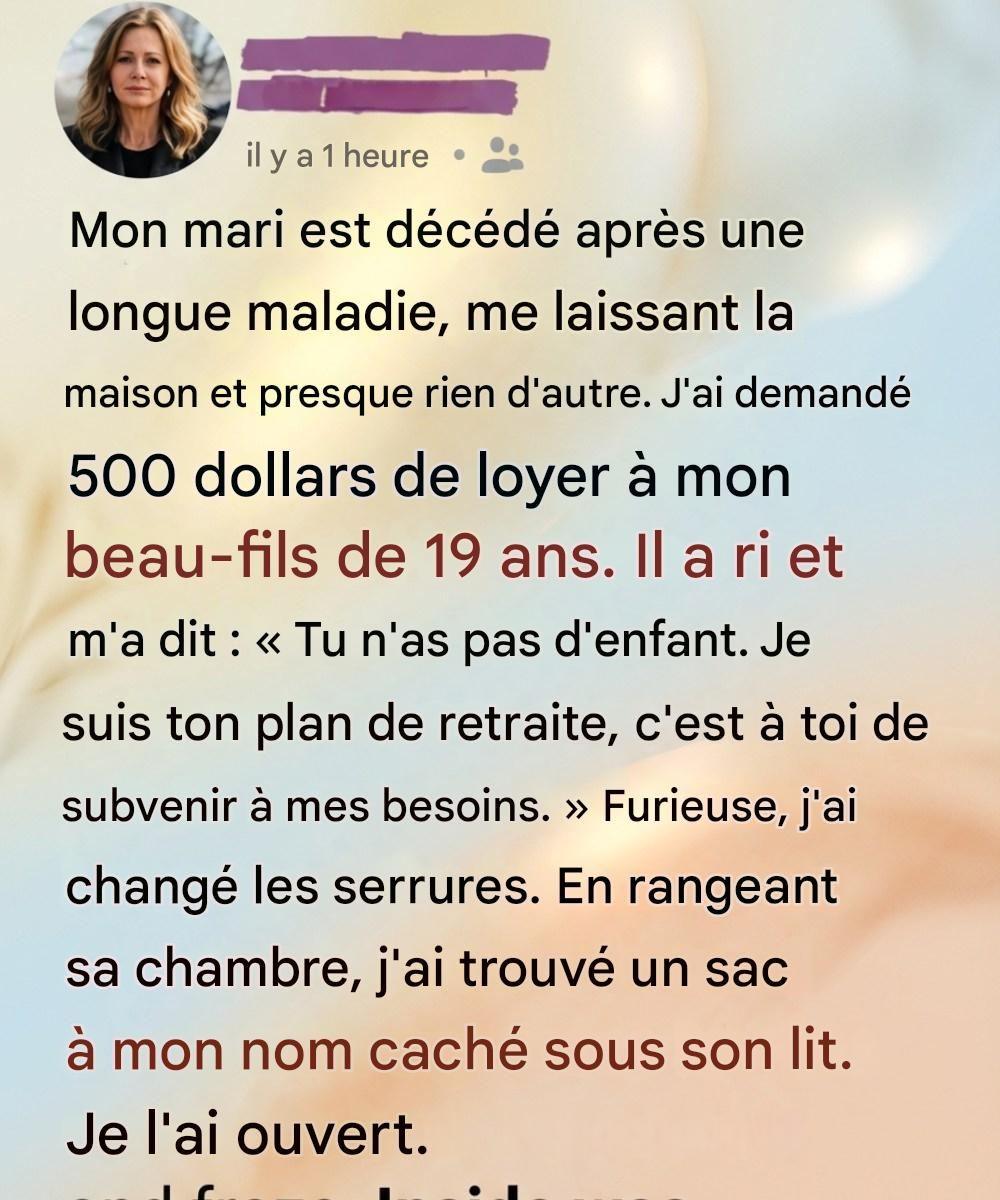 Après le décès de mon mari . une douloureuse conversation familiale a révélé un réconfort inattendu
