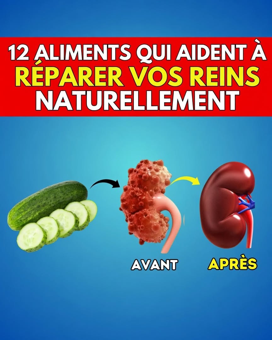 12 Aliments qui aident à réparer vos reins  ?