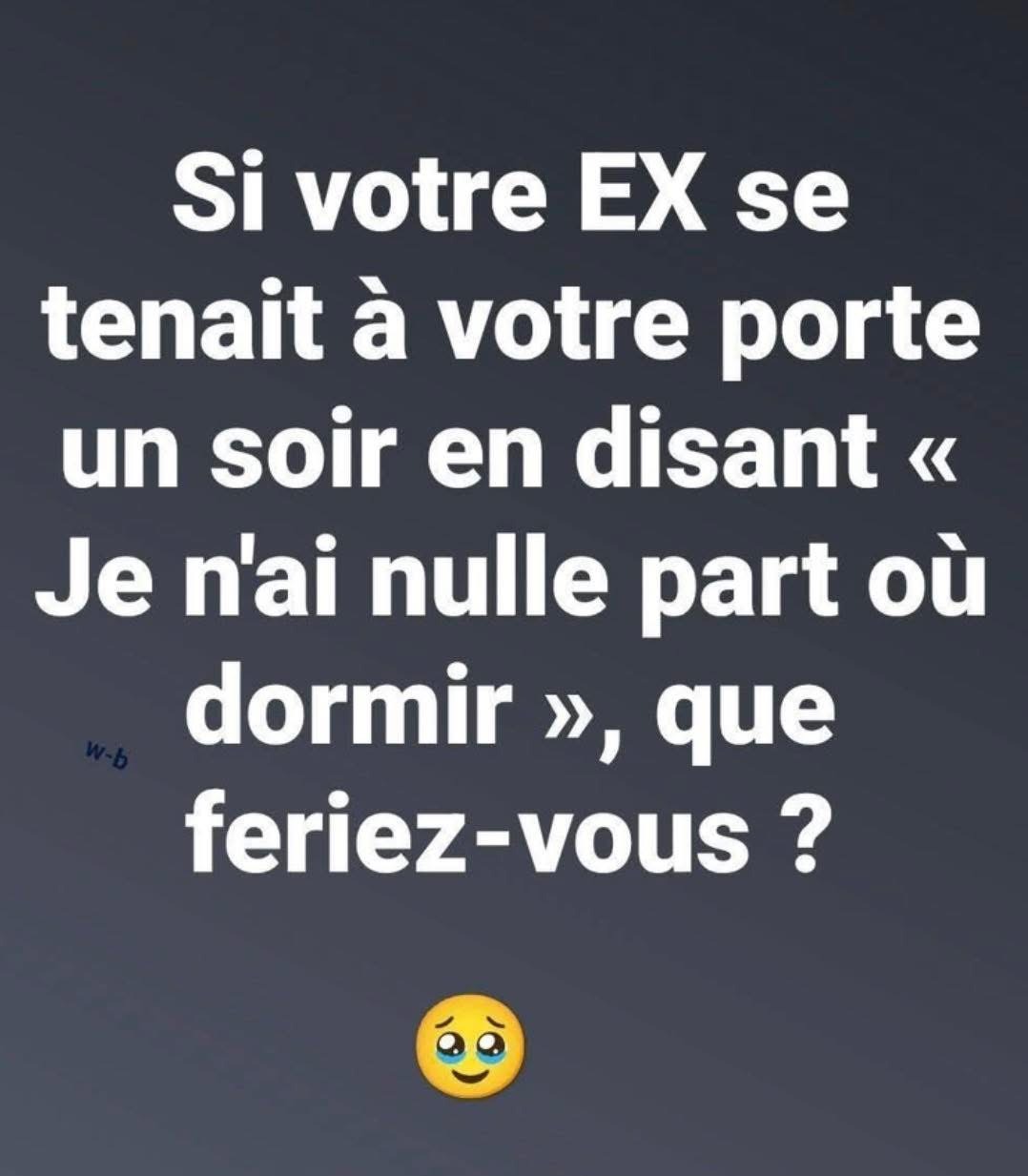 Face à son ex : une décision entre le cœur et la raison….
